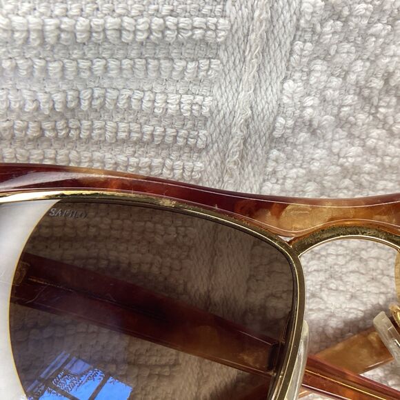 vintage safilo mizar/n 19Q sunglasses tortoiseshell frame brown gold main image 4